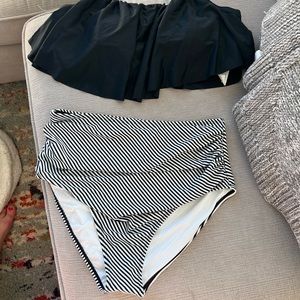 NWT Cupshe high waist 2 piece